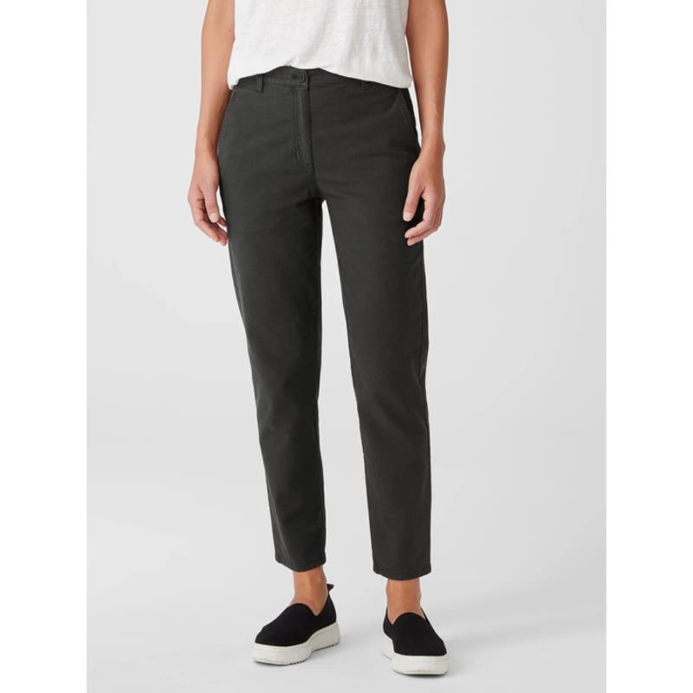 Eileen Fisher Ankle Pants‎ Organic Cotton Hemp Tapered
